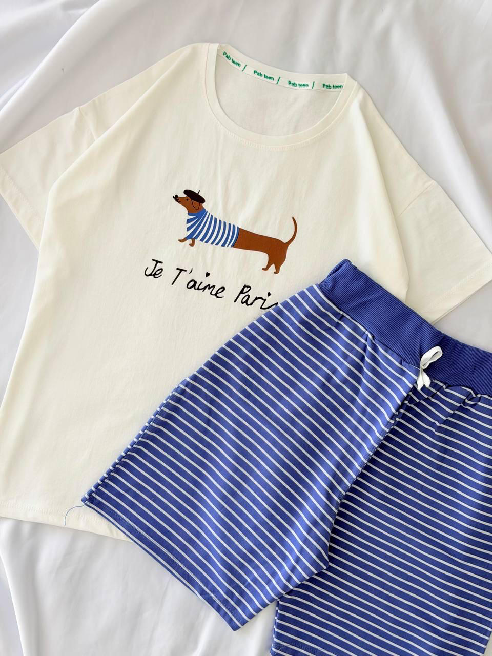 IMG_6522 ست تیشرت و شورتک هاپو کد ۰۳۰۱۲۴ - تصویر 1