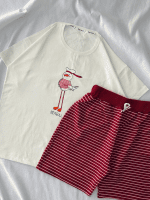 ست تیشرت شلوارک مرغ دریایی کد ۰۳۰۱۲۵