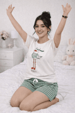 ست تیشرت شلوارک مرغ دریایی کد ۰۳۰۱۲۵ - تصویر 2