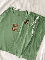 ست تیشرت و نیم شلوار خرسی کد 030126 - تصویر 5