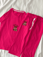 ست تیشرت و نیم شلوار خرسی کد 030126 - تصویر 3