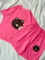 ست تیشرت شلوارک تدی کد ۰۳۰۱33 - تصویر 6