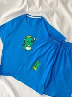 ست تیشرت و‌شلوارک دایناسور کد ۰۳۰۱۳۰ - تصویر 3