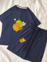 ست تیشرت شلوارک زنبود کد ۰۳۰۱۳۲