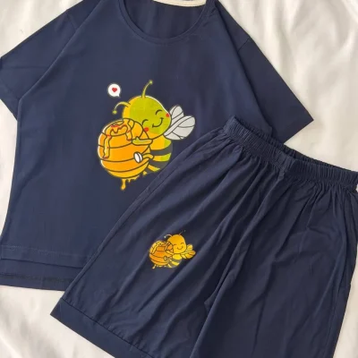 ست تیشرت شلوارک زنبود کد ۰۳۰۱۳۲