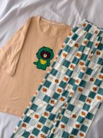 ست تیشرت لانگ و شلوار کد ۰۳۰۱۲۷ - تصویر 5