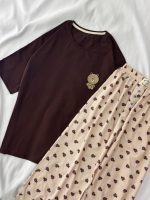 ست تیشرت لانگ و‌شلوار کد ۰۳۰۱۳۴ - تصویر 21