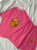 ست تیشرت شلوارک زنبود کد ۰۳۰۱۳۲ - تصویر 2