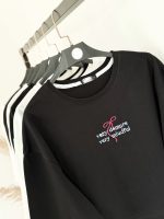 تیشرت کراپ باکسی پاپیون - تصویر 4