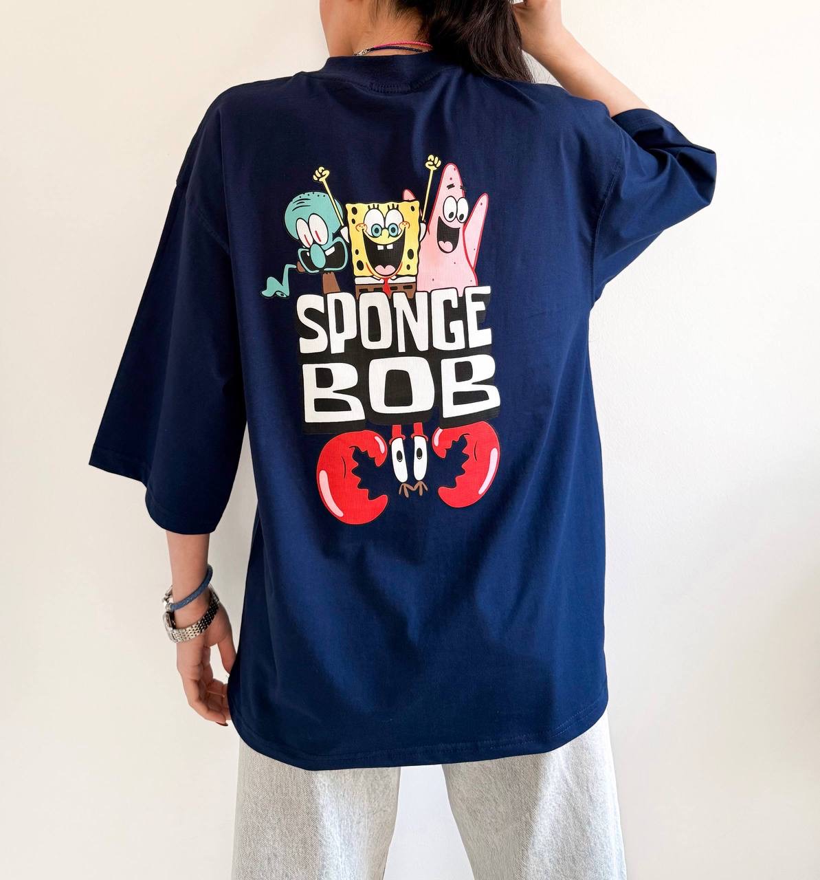 IMG_7097 تیشرت لانگ باب اسفنجی - تصویر 1