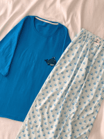 ست تیشرت لانگ و‌شلوار کد ۰۳۰۱۳۴ - تصویر 26