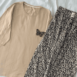 ست تیشرت لانگ و‌شلوار کد ۰۳۰۱۳۴