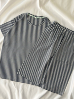 ست تیشرت شلوارک راه راه کد ۰۳۰۱۳۷ - تصویر 2