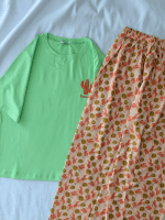 ست تیشرت لانگ و شلوار کد ۰۳۰۱۳۸ - تصویر 18