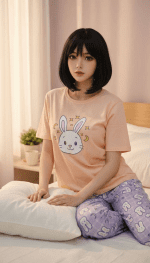 ست تیشرت لانگ و شلوار کد ۰۳۰۱۳۸ - تصویر 10