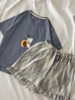 ست تیشرت شلوارک چیندار کد ۰۳۰۱۳۹ - تصویر 8