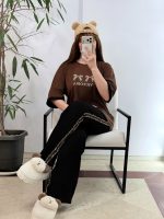 ست قواره دار پاپیون پلنگی کد ۰۳۰۱۴۶ - تصویر 5