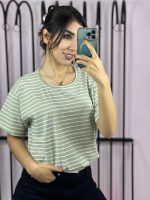 تیشرت‌ راه راه رنگی - تصویر 10