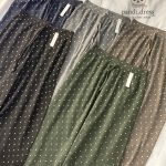 شلوار بگ آکاردئونی خال خالی