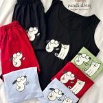 تاپ و شلوارک گربه و هاپو