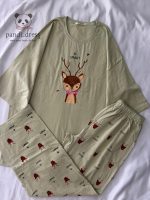 تیشرت قواره دار و شلوار گوزن - تصویر 2
