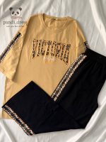 تیشرت قواره دار لانگ و شلوار victoria - تصویر 3