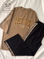تیشرت قواره دار لانگ و شلوار victoria - تصویر 5