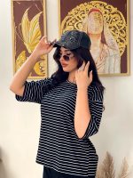 تیشرت راه راه لانگ - تصویر 2