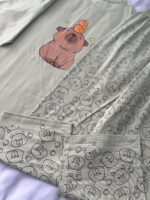 تیشرت لانگ و شلوار خرسی بازیگوش - تصویر 4