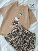 تیشرت شلوارک چاپی کد ۰۳۰۱۶۹ - تصویر 10