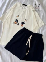 تیشرت شلوارک میکس کد ۰۳۰۱۷۱ - تصویر 7