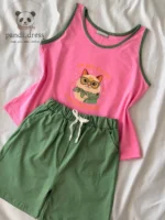 تاپ شلوارک میکس حیوانات صورتی کد ۰۳۰۱۷۷ - تصویر 10
