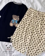 تیشرت شلوارک هلالی کد 030187 - تصویر 5