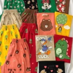 تاپ شلوارک کارتونی میکس کد ۰۳۰۱۸۰