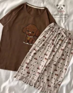 تیشرت شلوارک عروسکی‌چیندار کد ۰۳۰۱۸۱ - تصویر 4