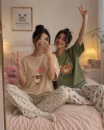تیشرت لانگ و شلوار پینترستی کد ۰۳۰۲۰۸ - تصویر 4