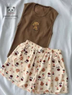 تاپ و شورتک کبریتی کد ۰۳۰۲۰۹ - تصویر 10