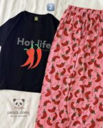تیشرت لانگ و‌شلوار پینترستی کد ۰۳۰۲۲۱ - تصویر 16