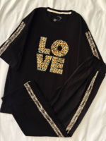 تیشرت لانگ شلوار بگی love - تصویر 2