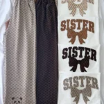 تیشرت و شلوار بگ sister پاپیون کد ۰۳۰۳۲۱